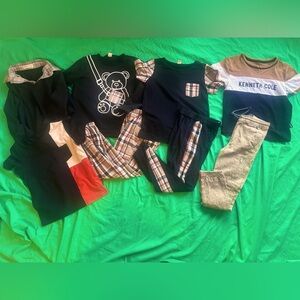 Boys size 7Y fall/winter mix&match black/tan bundle